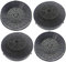 SPARES2GO CHA15 Type Active Carbon Odour & Grease Filters compatible with CDA Cooker Hood/Vent Extractor (Pack of 4)