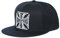 WEST COAST CHOPPERS Unisex Snapback Cap OG Cross Flatbill, Farbe:Black, Größe:one Size