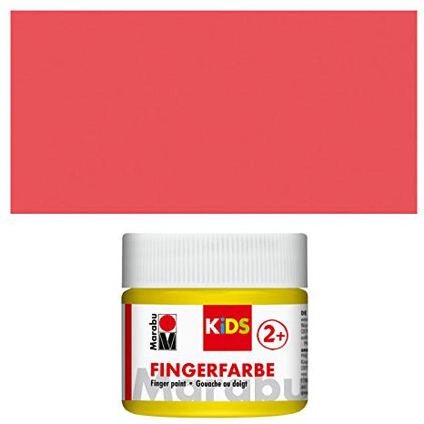 CREATIV DISCOUNT® NEU Marabu Kids Fingerfarbe, 100ml, Rot