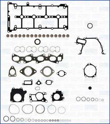 AJUSA 51070800 Dichtungsvollsatz Motor ohne Zylinderkopfdichtung mit Ventilschaftabdichtung