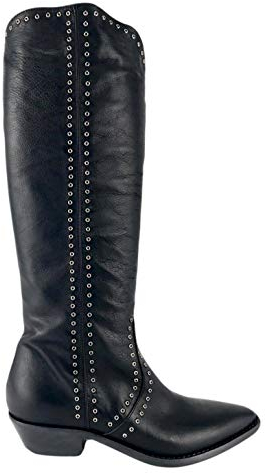 Lemaré texano Alto ciniglia Schwarz, Schwarz - Schwarz - Größe: 36 EU