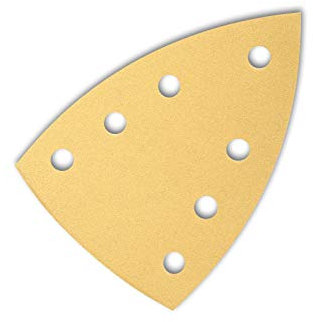 STARCKE 514D/NK - Carta vetrata triangolare per levigatrice a delta, 100 x 150 mm, 50 pezzi, grana: 100