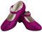 Gojoy shop- Zapato con Tacón de Danza Baile Flamenco o Sevillanas para Niña y Mujer,Contiene : Zapato con Tacón y Mochila de Cuerdas. 5 Colores Disponibles (P-Rosa, 25)