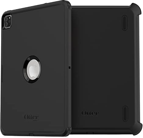 OtterBox Defender Hülle für iPad Pro 12,9 (3. gen/4. gen/5. gen/6. gen), Schutzhülle mit integriertem Displayschutz, 2X nach Militärstandard getestet, Schwarz, Keine Einzelhandelsverpackung