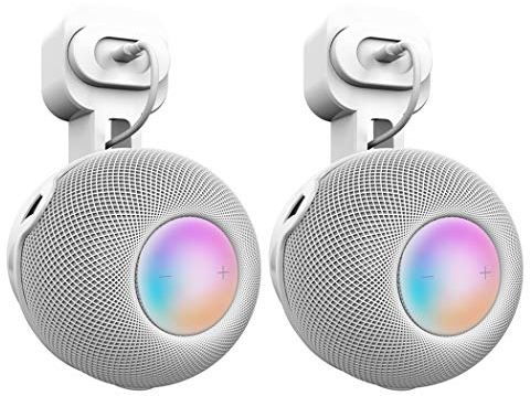 Molitececool Wandhalter für Homepod Mini, stabile Lautsprecher-Wandhalterung für Homepod Mini, platzsparend, exzellentes Kabelmanagement ohne Kabelsalat