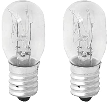 LEDLUX Lot de 2 ampoules pour réfrigérateur, E14, 15 W, 230 V, 80 lm, 2 800 K, en verre transparent, pour réfrigérateur AB604306