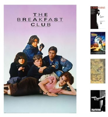 Pyramid International Maxi-Poster, Motiv: Breakfast Club, 61 x 91 cm, Einheitsgröße