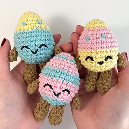 DIY Kit de Crochet Huevitos de Pascua Happy Hoppy