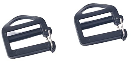 IOIUSKKU 2 Stück Rucksack Gurtschnallen Ersatz Gurthalter Tasche Komponente Anpassung Ladderlock Slider Fastener Ersatzteil