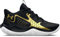 Under Armour UA Jet '23, Scarpa da Basket Unisex - Adulto, Black Metallic Gold Metallic Gold, 48.5 EU