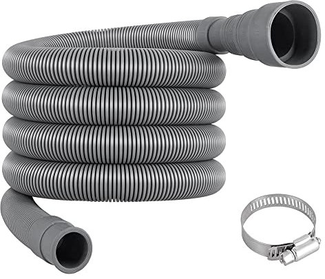 Ablaufschlauch-Set Universal-Waschmaschinen-, 1,8 m, inkl. Ablaufschläuche,