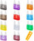JatilEr Juego de 30 fusibles planos para coche, 2 amperios, 3 A, 5 A, 7,5 A, 10 A, 15 A, 20 A, 25 A, 30 A, 35 A, 40 A, con 1 extractor de fusibles para coches, caravanas, camiones, motocicletas