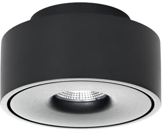 Arcchio ,schwenkbar (Modern) in Schwarz aus Aluminium (1 flammig,) - Deckenleuchte Lampe Wohnzimmerleuchte