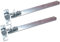 2 x SOTOOLS Gartentorband M16 verstellbar 440-470 mm Stahl verzinkt Torband Scharnier Ladenband