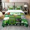 Golf 100% Bio-Baumwolle Bettbezug Set Mode Sport Thema Tröster Abdeckung Set Grün Gitter Patchwork Ball Gaming Bettwäsche Set 200x200