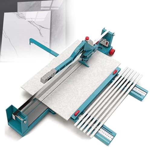 DPDZSW Tile Cutter 48 Inch, Manual Tile Cutter All-Steel Frame,Tile Cutting Machine w/Laser Guide,Tile Cutter Hand Tool for Precision Cutting Porcelain Ceramic Floor Tiles
