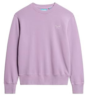 Superdry Herren Vintage Sweatshirt mit Waschung Lavendel Lila L