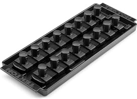 TEKTON 1/2 Inch Drive Socket Organizer Set | OST21216 | 16-Tool, Socket Rail, Black, Made in USA