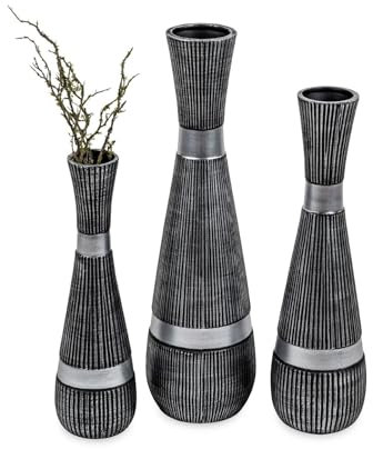 Bodenvase antikfarben 1 Stück 50, 60 oder 70 cm (50 cm)