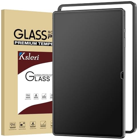 Ksleri Matte Schutzfolie für Samsung Galaxy Tab S10 Lite/S10 FE/S9 FE 10.9 | 2 Stück, 9H Panzer Matt Glas Matte Displayschutz Folie, Anti Reflex & Anti-Fingerabdruck, Einfache Installationshilfe