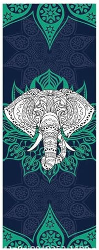 Yoga Handtuch Rutschfest, 64 x 188 cm, Mikrofaser Yogatuch Schnelltrocknend, Yogahandtuch Antirutsch ideal für Matte, Hot Yoga