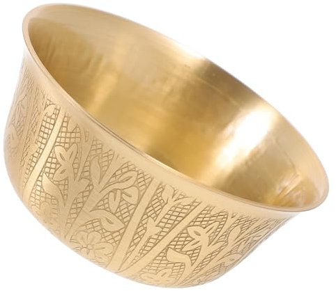 IMIKEYA Petit Bol En Cuivre Bol Sacrificiel Pour Le Culte Bol À Riz Bol Décoratif Pour Lameublement De La Maison