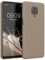 kwmobile Hülle kompatibel mit Xiaomi Redmi Note 9S / 9 Pro / 9 Pro Max Hülle - weiches TPU Silikon Case - Cover geeignet für kabelloses Laden - Creme matt