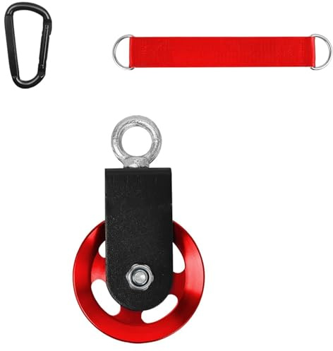 90 mm Riemenscheibe für Kabelmaschine, 299 kg Kugellager, Heim-Fitnessgeräte, Pull-Down-Befestigung, Gewichtheben, Seilrad, Wandhalterung