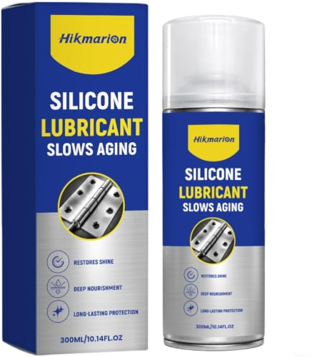 Soleilux Lubrificante in silicone per guarnizioni in gomma auto, 300 ml, spray per la cura di finestre, porte, modanature, protezione dall'invecchiamento