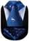 HISDERN Marineblau Krawatte für Herren Flamingo Hochzeit Taschentuch Business Klassisch Krawatte und Einstecktuch Set