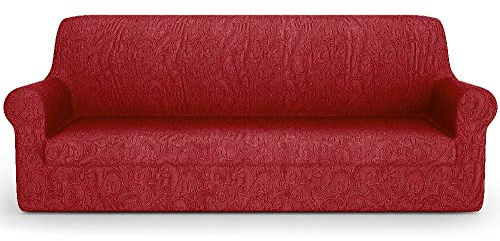 PETTI Artigiani Italiani Sofa-Überwürfe, Bordeaux, 3 Sitzer (170 bis 210 cm)