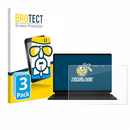 brotect Glass Screen Protector Film compatible with ASUS ProArt PZ13 (3 Pack) - Glass-Foil 9H Protection [Scratch Resistant, High Clarity]