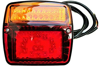 MelTruck® LED Rückleuchte mit Bremsleuchte Positionsleuchte Blinker 12V 24V für Anhänger