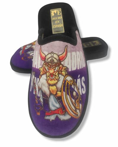 Zapatillas Para Estar por Casa de Futbol - Fabricado en España - (42, Madrid, numeric_42)