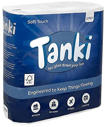 Tanki Soft Touch 2Ply Sheet Toilet Rolls Pkt9