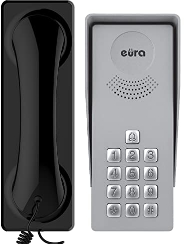 EURA A31A237 Adp-36A3 Ingresso Nero Interphone Noir