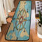 TropicalLife Tappeto vintage con bussola e mappa, retro in gomma antiscivolo, resistente, per cucina, bagno, pavimento, casa, facile da pulire, tappeto da cucina, passatoia con rose (15,2 x 5,1 cm)
