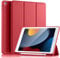 Vobafe Custodia Compatibile con Cover iPad 9 8 7 Generazione (10.2 Pollici, 2021/2020/2019 Modello), Leggero Custodia Protettivo Supporto Pieghevole con Pencil Holder, Auto Svegliati/Sonno Rosso