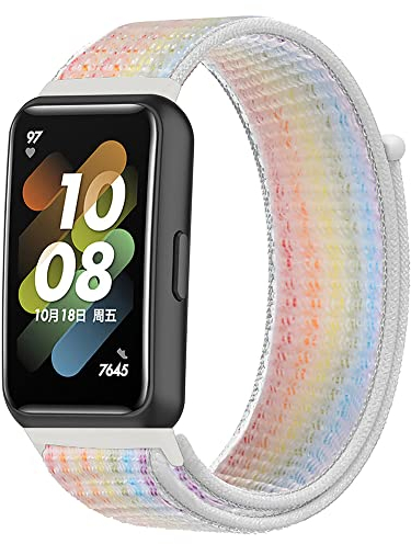 AMESI Armband per Xiaomi Mi Band 7 Pro, Ersatzbänder aus Nylon, verstellbar, für Xiaomi Mi Band 7 Pro