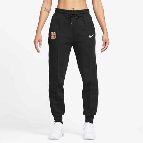 Nike FC Barcelona Tech Fleece Fußball-Jogger mit mittelhohem Bund für Damen