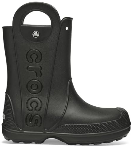 Crocs Womens Handle It Rain Boots Black 9 M