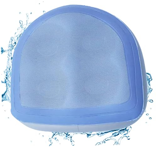 Aufblasbares Auto sitzweineres Wasserdicht von PVC mit Wasser gefüllt/aufblasbar 18,5 x 1.6 x 5,9 Nicht-Slip mit 4 Saugbechern für Pool-Whirlpool-Spa Blau