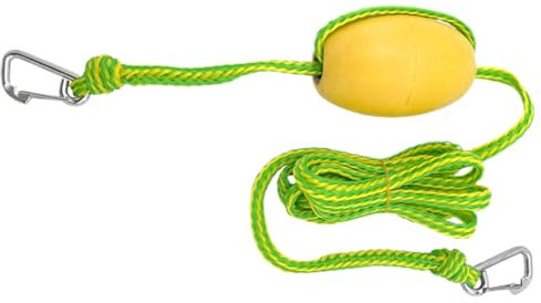 Pool Float Anker -Schwimmseil mit Boje Schwimmer, 12 Fuß Schwerer Pool -Schwimmer -Anker -Seil mit Edelstahlhaken, Hochsexuellen -Boot -Anker -Seil für Strand, See oder Sandbankwasser