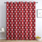 zcwl Polka-Punkt Vorhänge, Rot Und Weiß Verdunklungsvorhänge mit Ösen, Vorhang Blickdicht für Wohnzimmer Schlafzimmer Dekoration, Gardinen mit Muster, 2er Set, 145 x 140 cm (HöhexBreite)
