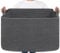 TIMEYARD Wäschekorb, Aufbewahrungskorb, 85 L Faltbarer Wäschekorb, Square Laundry Baskets, Geflochtener Korb, Wäschekorb Kinderzimmer, Aufbewahrungskorb Kinder für Spielzeug, Dunkelgrau