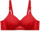 Soutien Gorge Dim sans Couture Lingerie Femme Dentelle Sexy Ensemble Rose Soutien Gorge Dos Push Up Brassiere Femme sans Bretelle Soutien Gorge Emboitant avec Armature Soutien Gorge Sexy