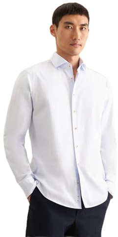 Seidensticker 145031, Regular Fit Langarm Casual-Hemd, 48