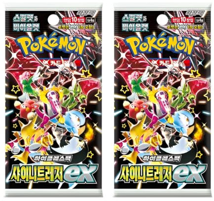 2x Korean Paldean Fates Booster Packs | Korean Pokemon Cards Booster Packs | Shiny Treasure EX Expansion | Scarlet & Violet Series | Titan Authenticated