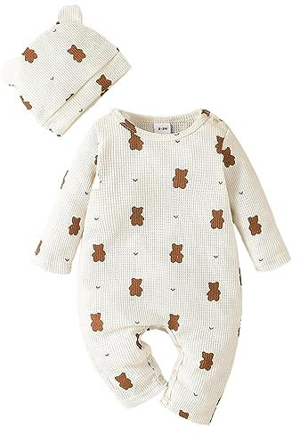 Combinaison d'été pour bébé en Coton Garçon Fille carreaux Manches Courtes Tenue personnalisée tenues rentrer nouveau-né unisexe