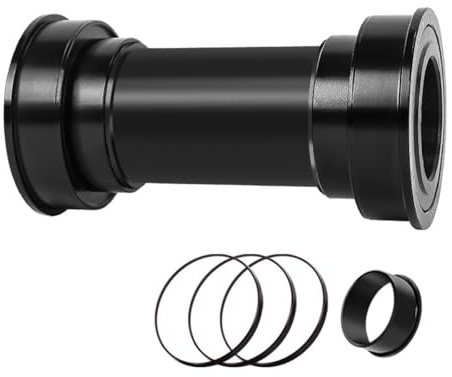 HOUSON BB86 Keramik-Innenlager | T6-Alu + Keramiklager | Für SRAM/GXP | 86-92mm Tretlagergehäuse | Inkl. Reduzierhülsen